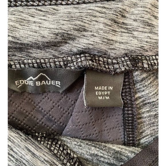 Eddie Bauer Grey Athletic Sports Running Jacket Sweatshirt Pull Over Size Medium - Picture 7 of 8